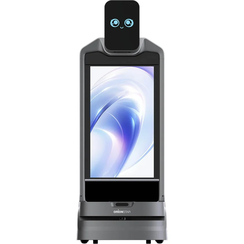 Robot publicitaire à écran OrionStar LuckiBot Plus, 27 pouces, Bonobot Toulouse